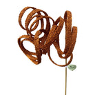 Shop For 39" Glitter Loop Ribbon Spray: Orange