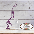 Shop For 39" Glitter Loop Ribbon Spray: Purple