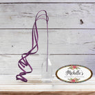 Shop For 39" Glitter Loop Ribbon Spray: Purple