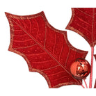 Shop For 39" Holly Leaf Spray: Red