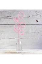 Shop For 39" Iridescent Curly Hanging Spray: Soft Pink