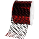 Shop For 3in Poly Honeycomb Ribbon: Punchinello Red (50 Yards)