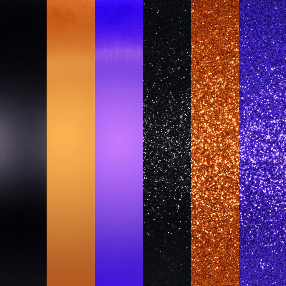 Shop For 3in Purple Orange Black Ornament Ball (Set of 24)