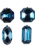 Shop For 4 - 5" Acrylic Jewel Assortment Ornament: Midnight Blue (Set 4)