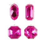 Shop For 4 - 5" Acrylic Jewel Assortment Ornament: Pink (Set 4)