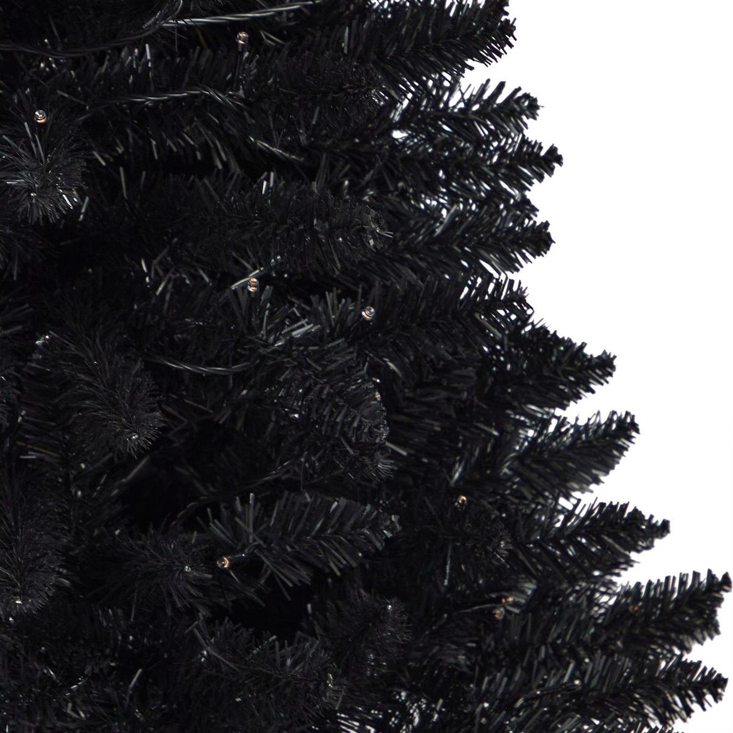 4’ Black Halloween Artificial Christmas Tree