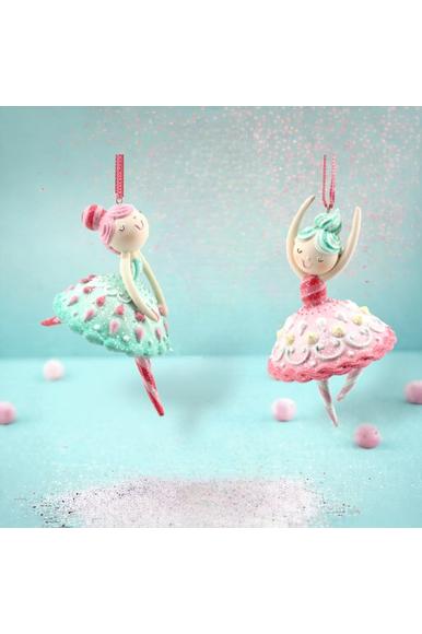 Shop For 4" Candy Ballerina Ornaments (Set of 2)