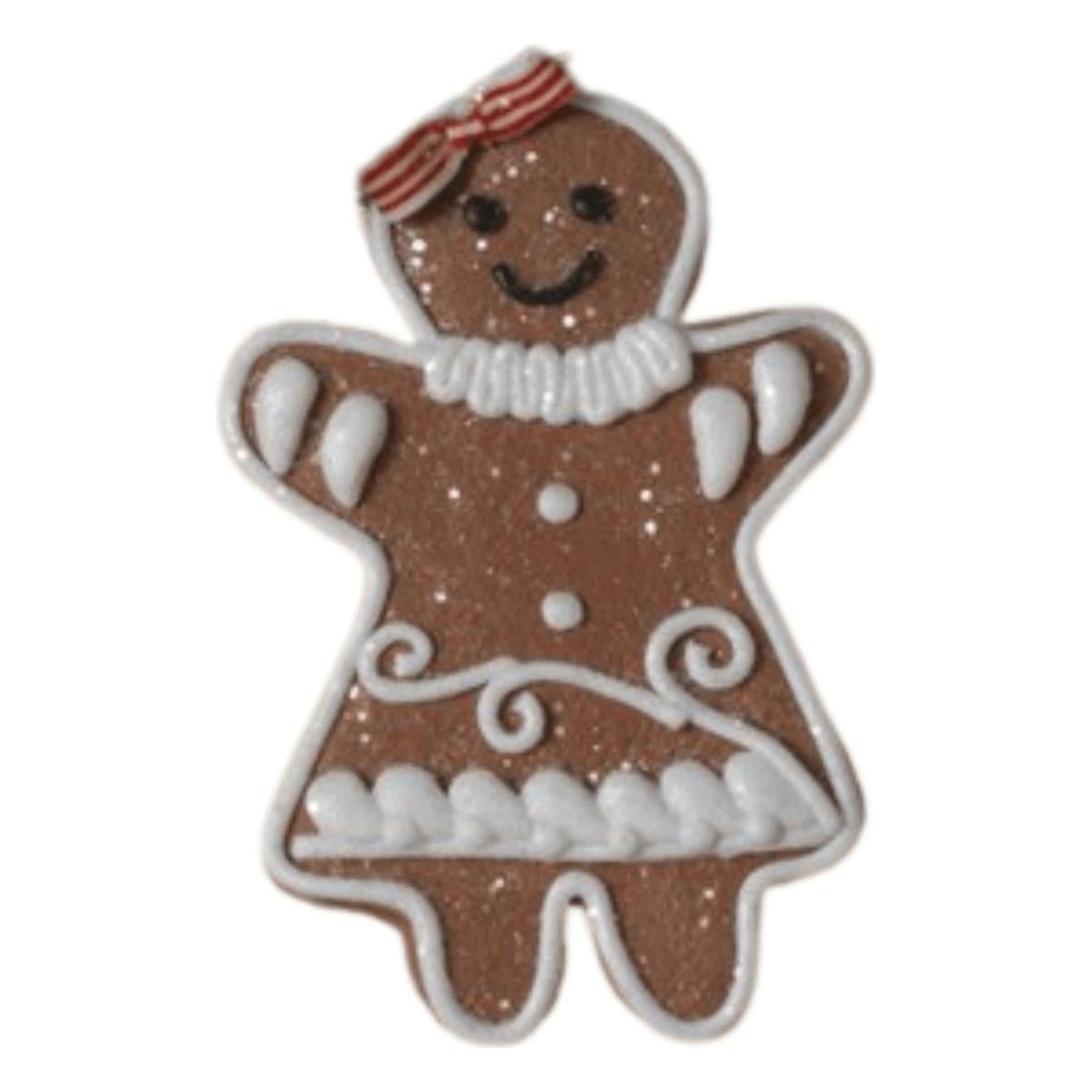 4" Clay Dough Holiday Gingerbread Ornaments