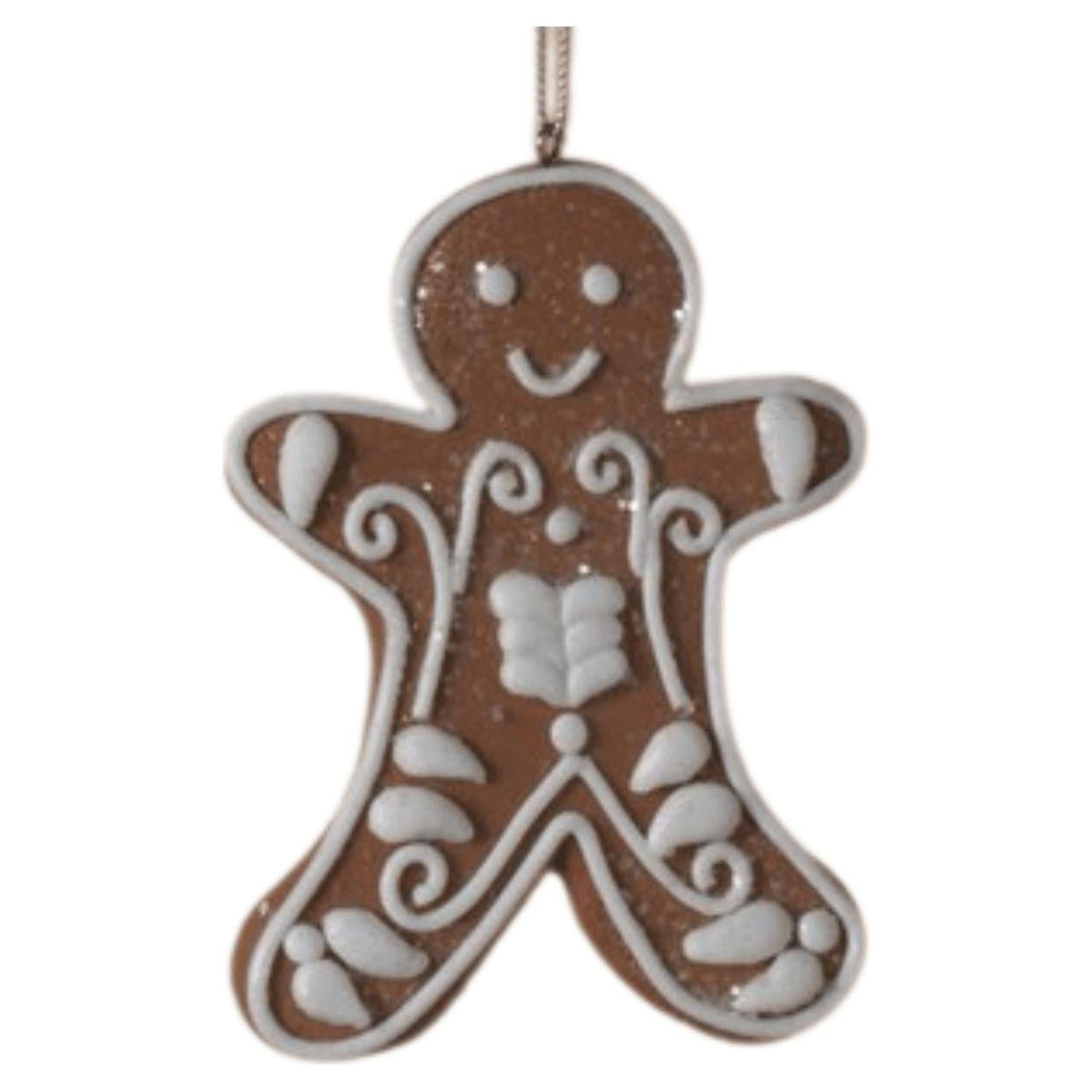 4" Clay Dough Holiday Gingerbread Ornaments