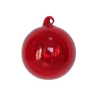 Shop For 4" Crystalline Glass Ornament: Red