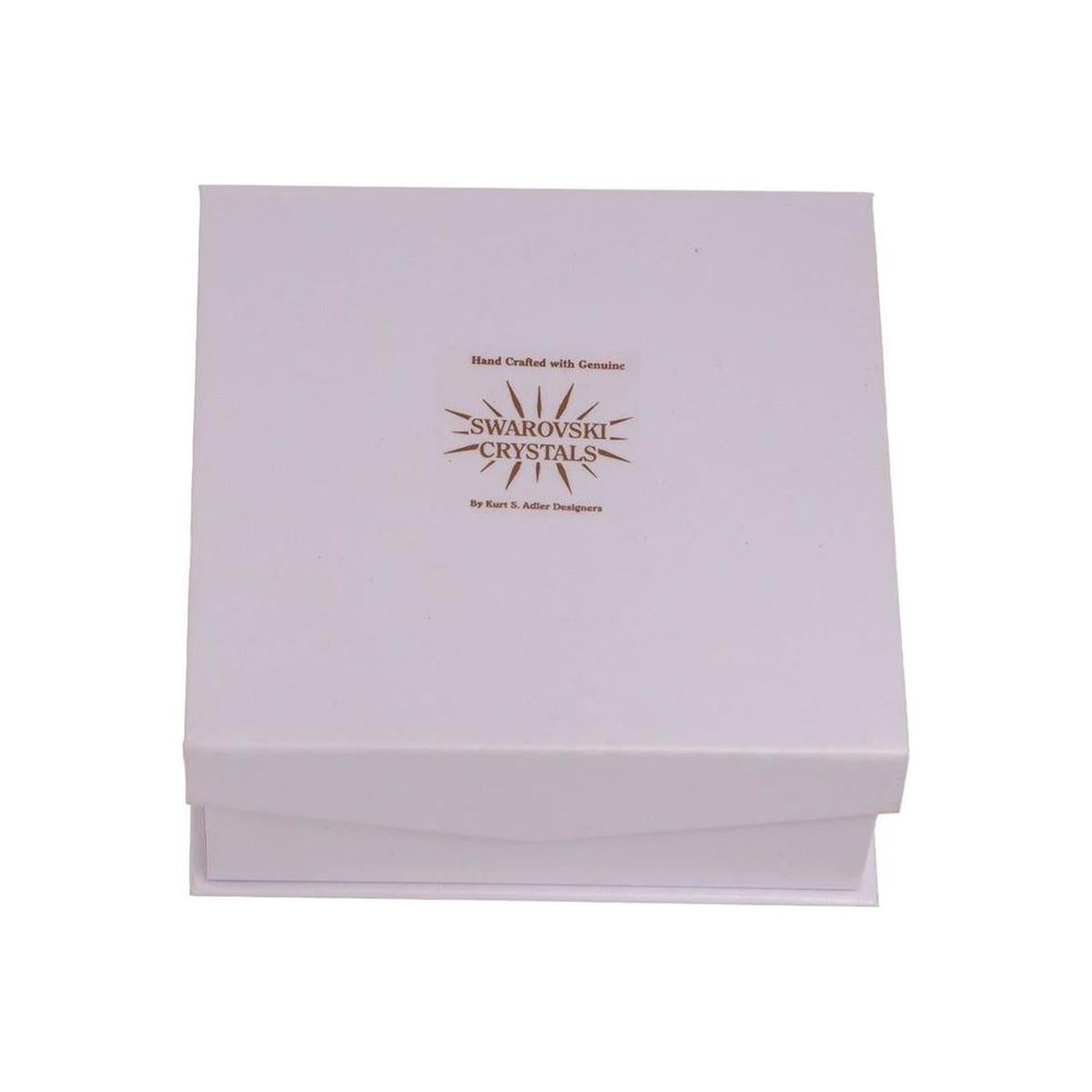 4" Elegant Snowflake Ornament with Swarovski