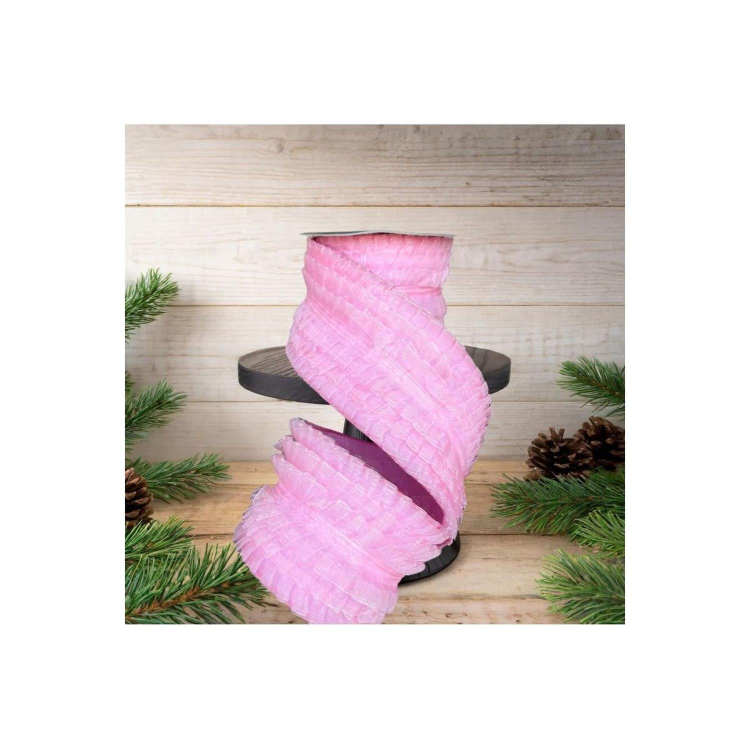 4" Farrisilk Ballerina Ribbon: Pink (5 Yards)