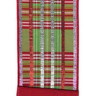 Shop For 4" Faux Dupion Plaid Glitter Ribbon: Green, Pink & Red (5 Yards)
