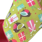 Shop For 4" Faux Linen Bird Ribbon: Hot Pink & Green (10 Yards)