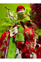 Shop For 4" Green Monster Dupion Ribbon: Red/White (5 Yards)