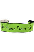 Shop For 4" Hocus Pocus Felt Ribbon: Lime Green (5 Yards)