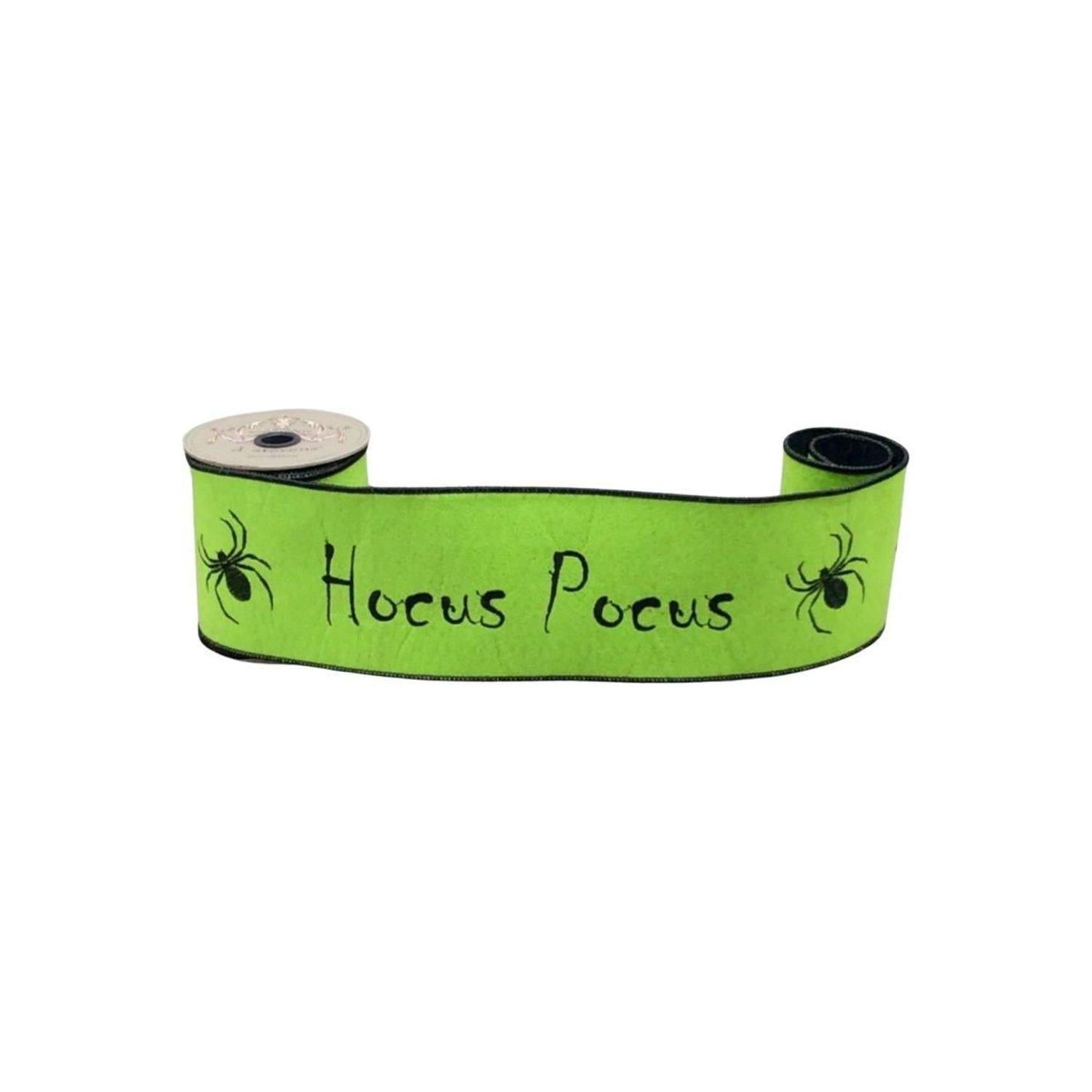 Shop For 4" Hocus Pocus Felt Ribbon: Lime Green (5 Yards)