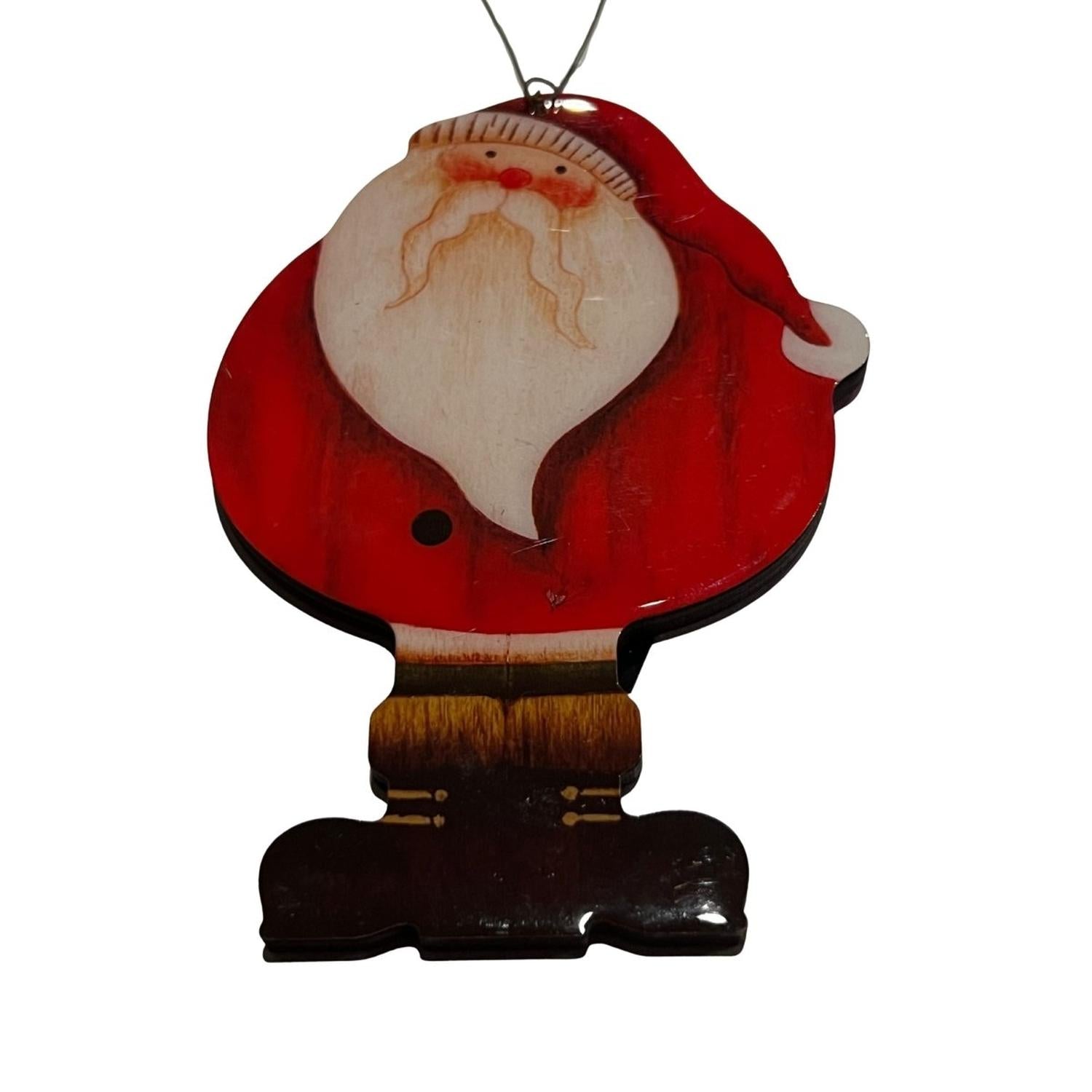 4" Holiday Wood Ornaments (Asst)