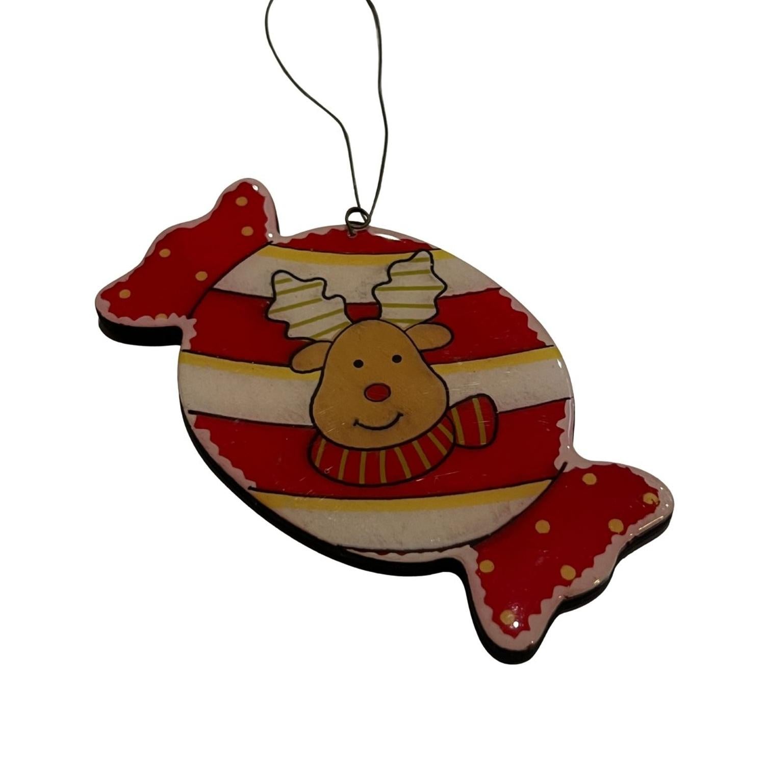 4" Holiday Wood Ornaments (Asst)