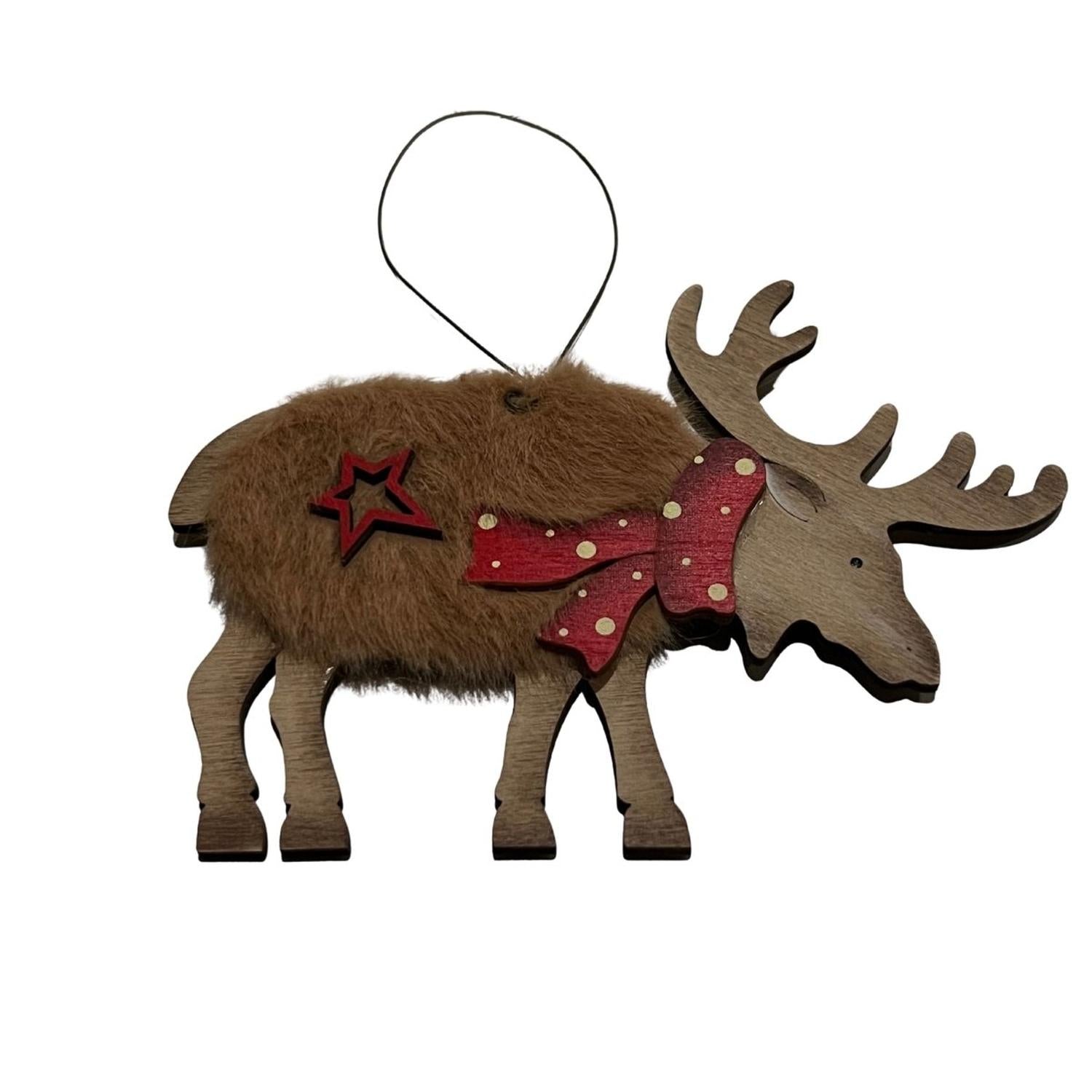 4" Holiday Wood Ornaments (Asst)