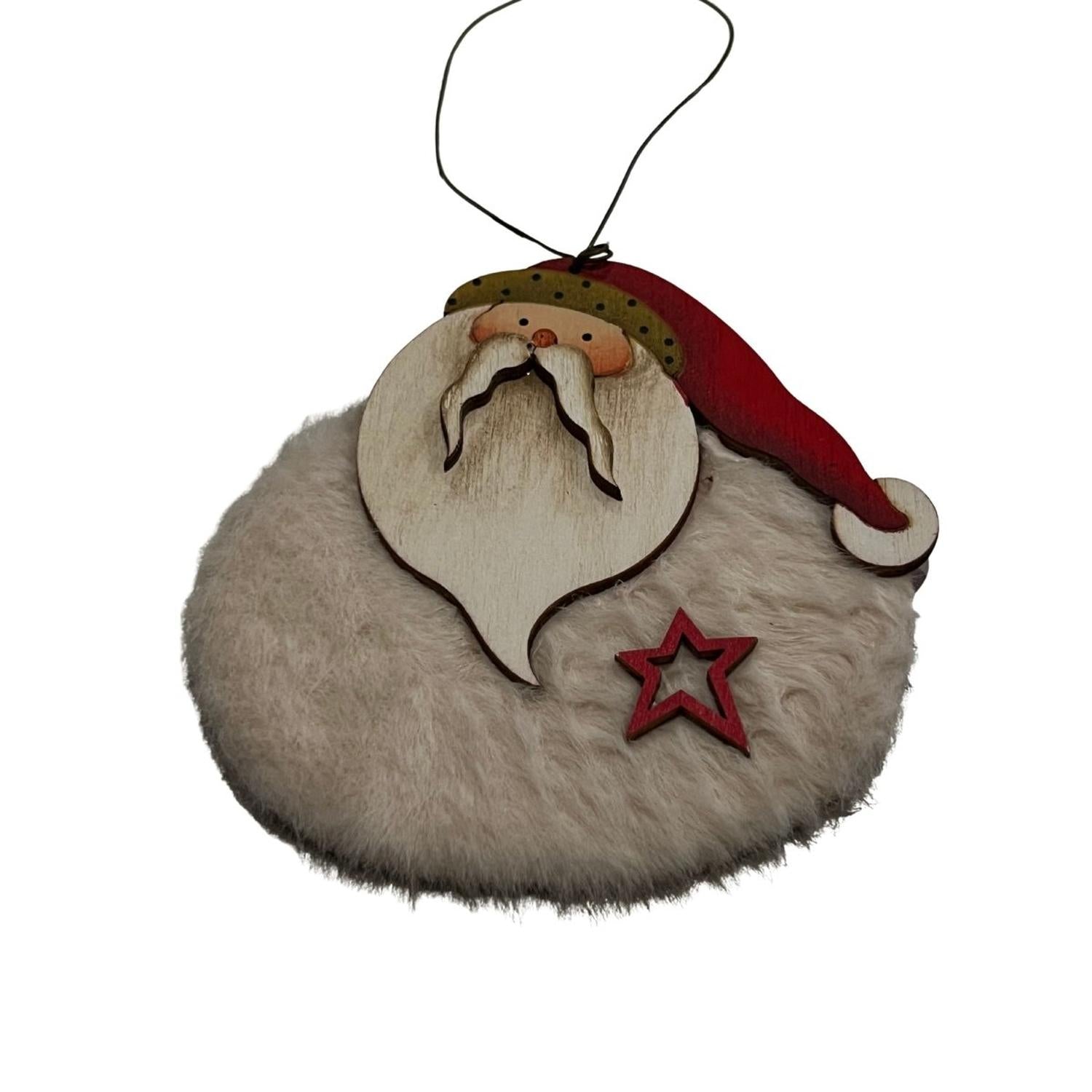 4" Holiday Wood Ornaments (Asst)