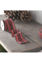 Shop For 4" Houndstooth Checked Ribbon: Red & Black ( (10 Yards) at Michelle's aDOORable Creations