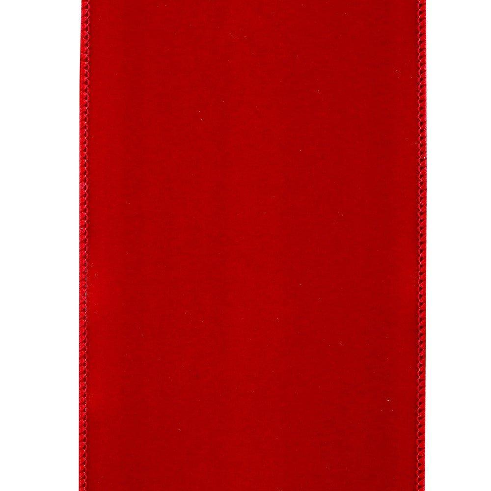 Shop For 4 inch Value Velvet Ribbon: Scarlet Red (10 Yards)