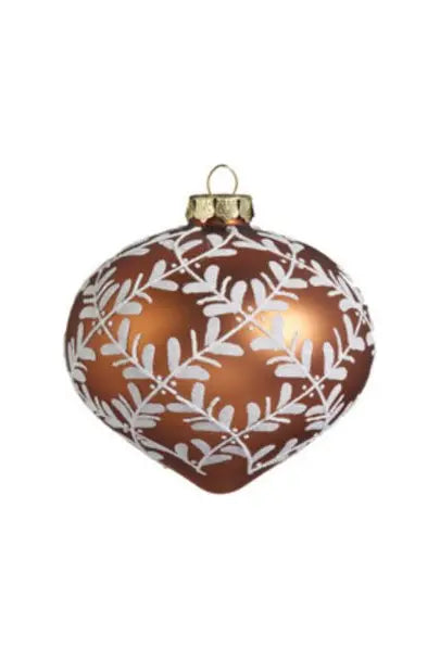 Shop For 4" Leaf Pattern Ornaments (Asst 3)