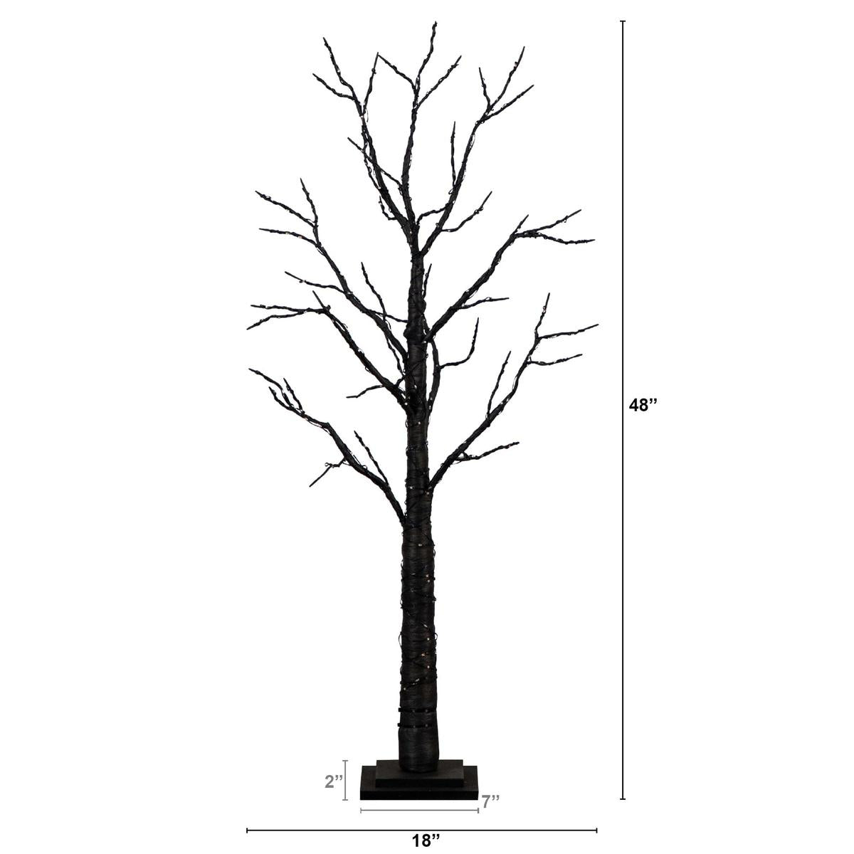 Shop For 4’ LED Artificial Halloween Twig Tree