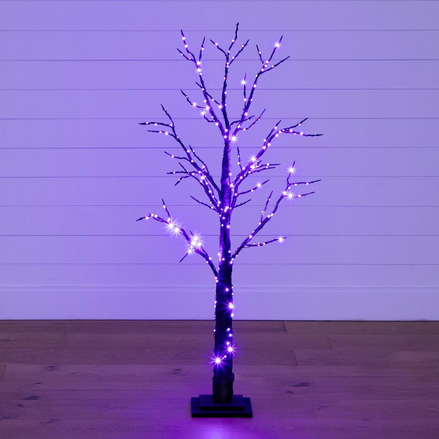 4’ LED Artificial Halloween Twig Tree