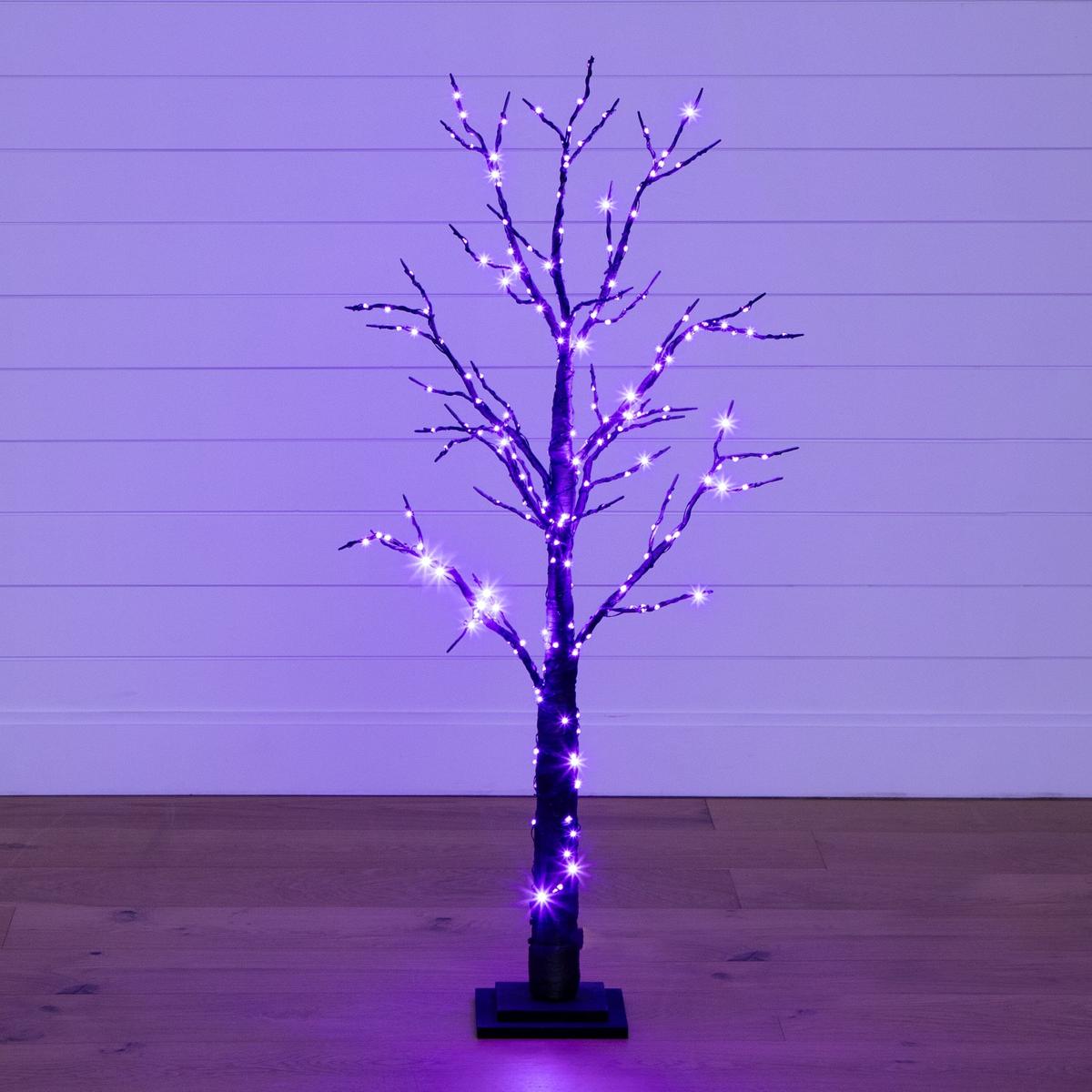 Shop For 4’ LED Artificial Halloween Twig Tree