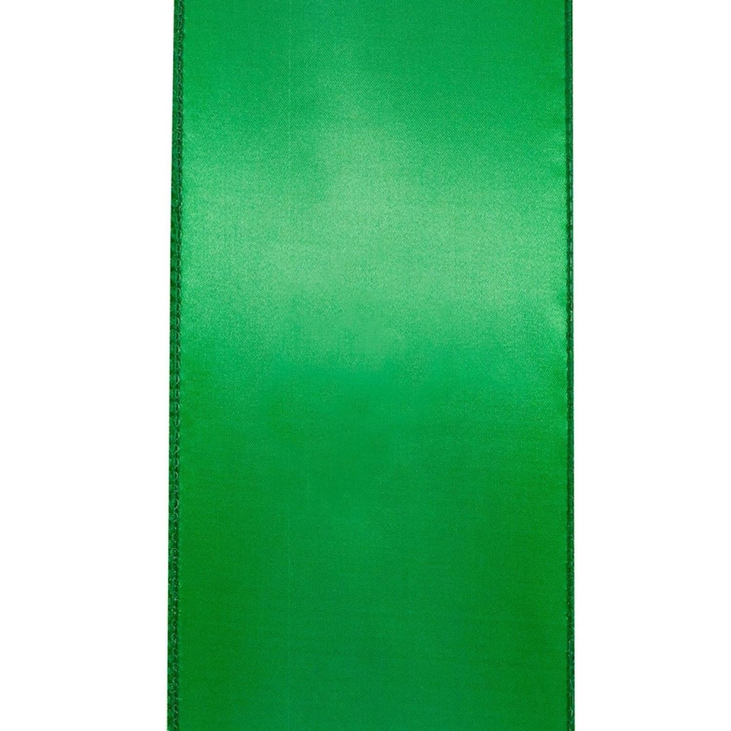 4" Luxe Plush Velvet Ribbon: Holiday Green (10 Yards)