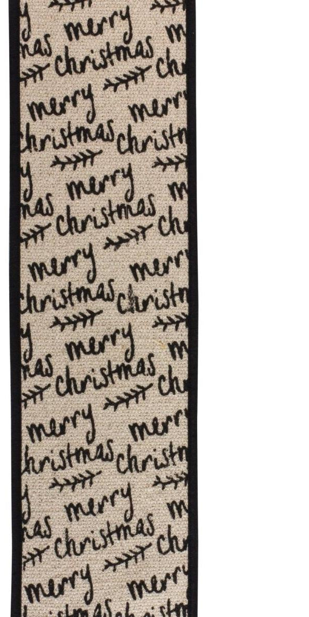Shop For 4" Merry Christmas Wired Cotton Ribbon (5 Yards) 87172DS