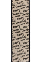 Shop For 4" Merry Christmas Wired Cotton Ribbon (5 Yards) at Michelle's aDOORable Creations