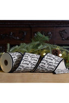 Shop For 4" Merry Christmas Wired Cotton Ribbon (5 Yards) at Michelle's aDOORable Creations