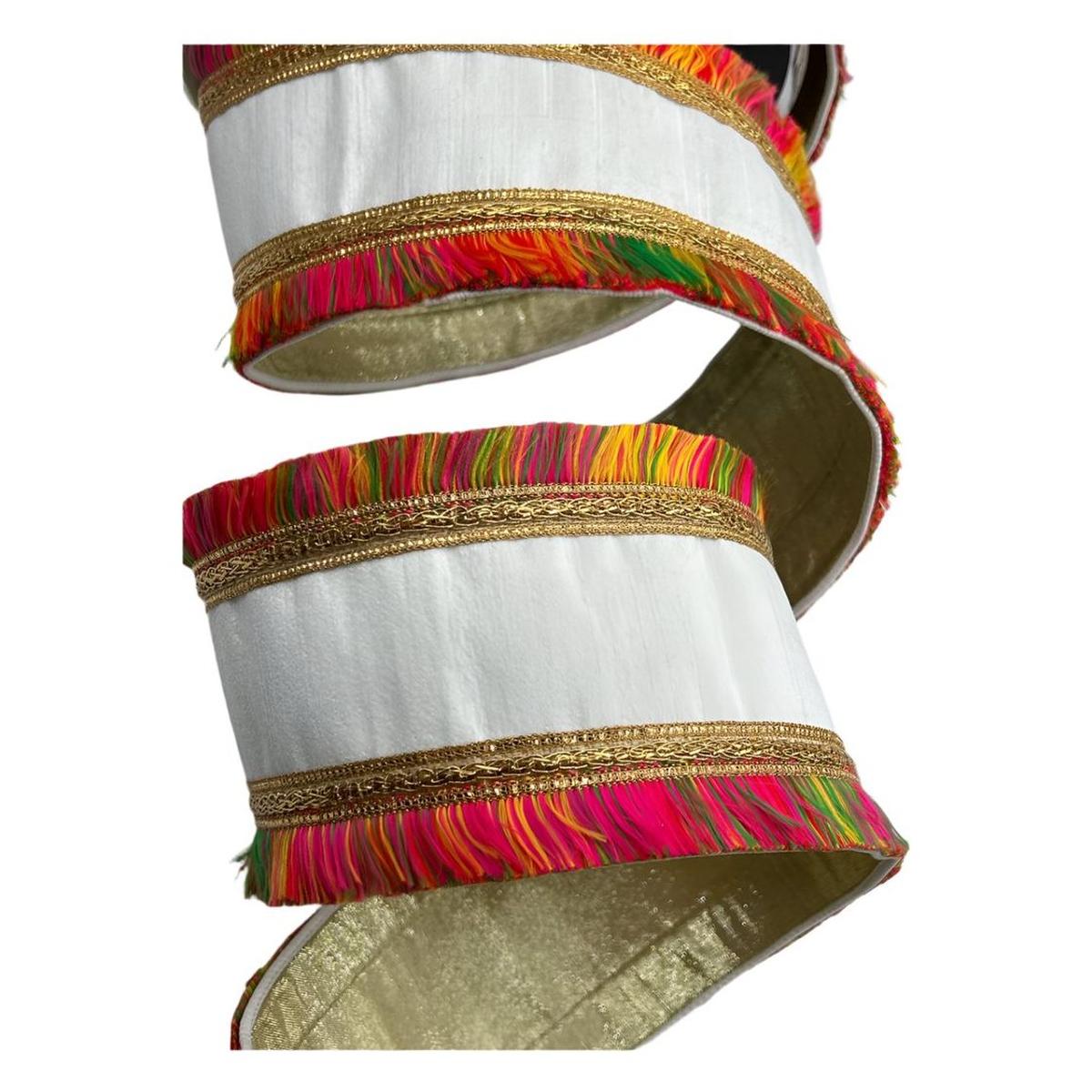 Shop For 4" Multi Festival Fringe Ribbon: Multi (10 Yards)
