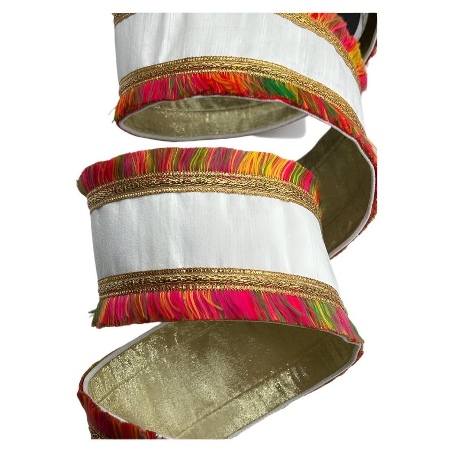 Shop For 4" Multi Festival Fringe Ribbon: Multi (10 Yards)