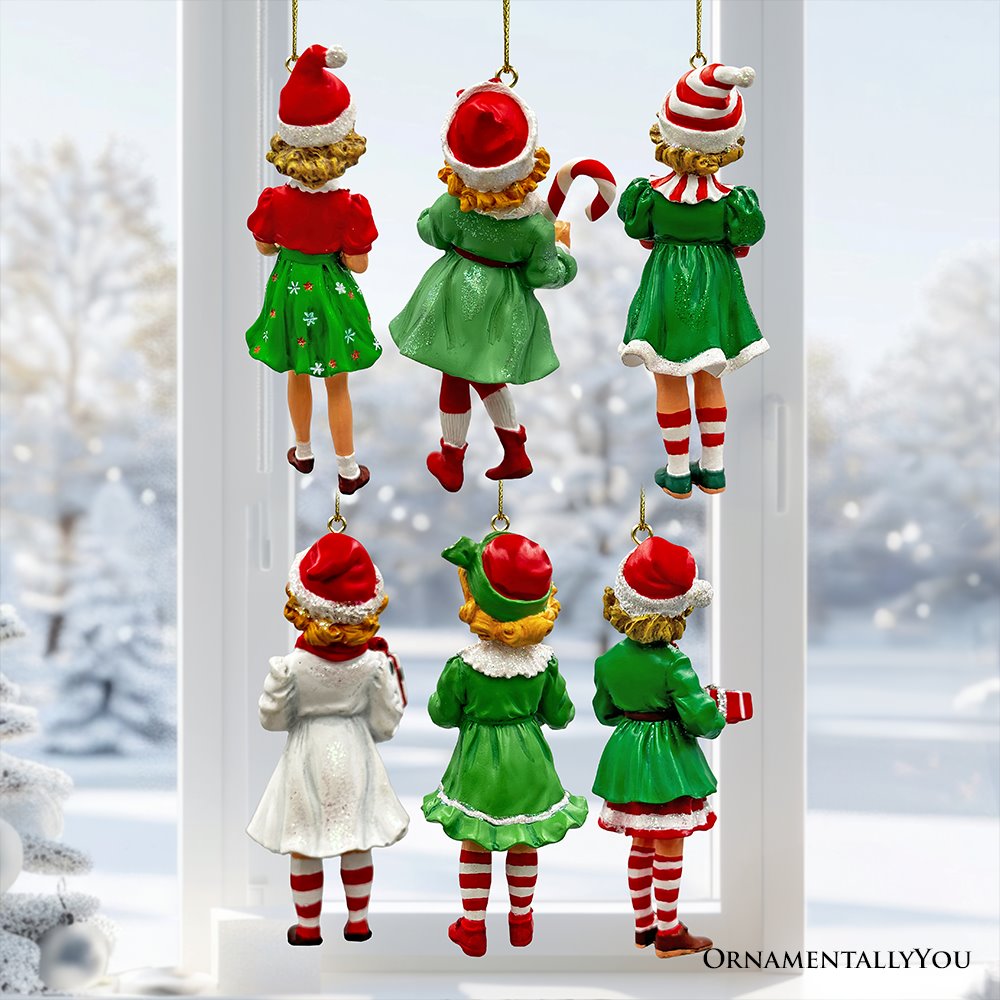 Shop For 4" Nostalgic Victorian Christmas Girl (Set of 6)