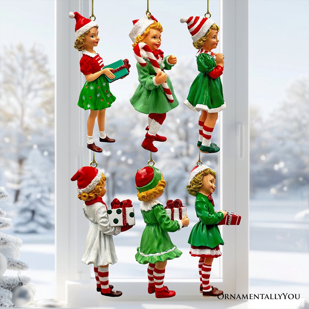 Shop For 4" Nostalgic Victorian Christmas Girl (Set of 6)