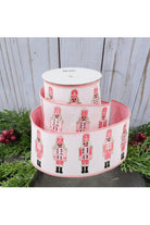 Shop For 4" Nutcracker Pink Dupion Ribbon: White (5 Yards)