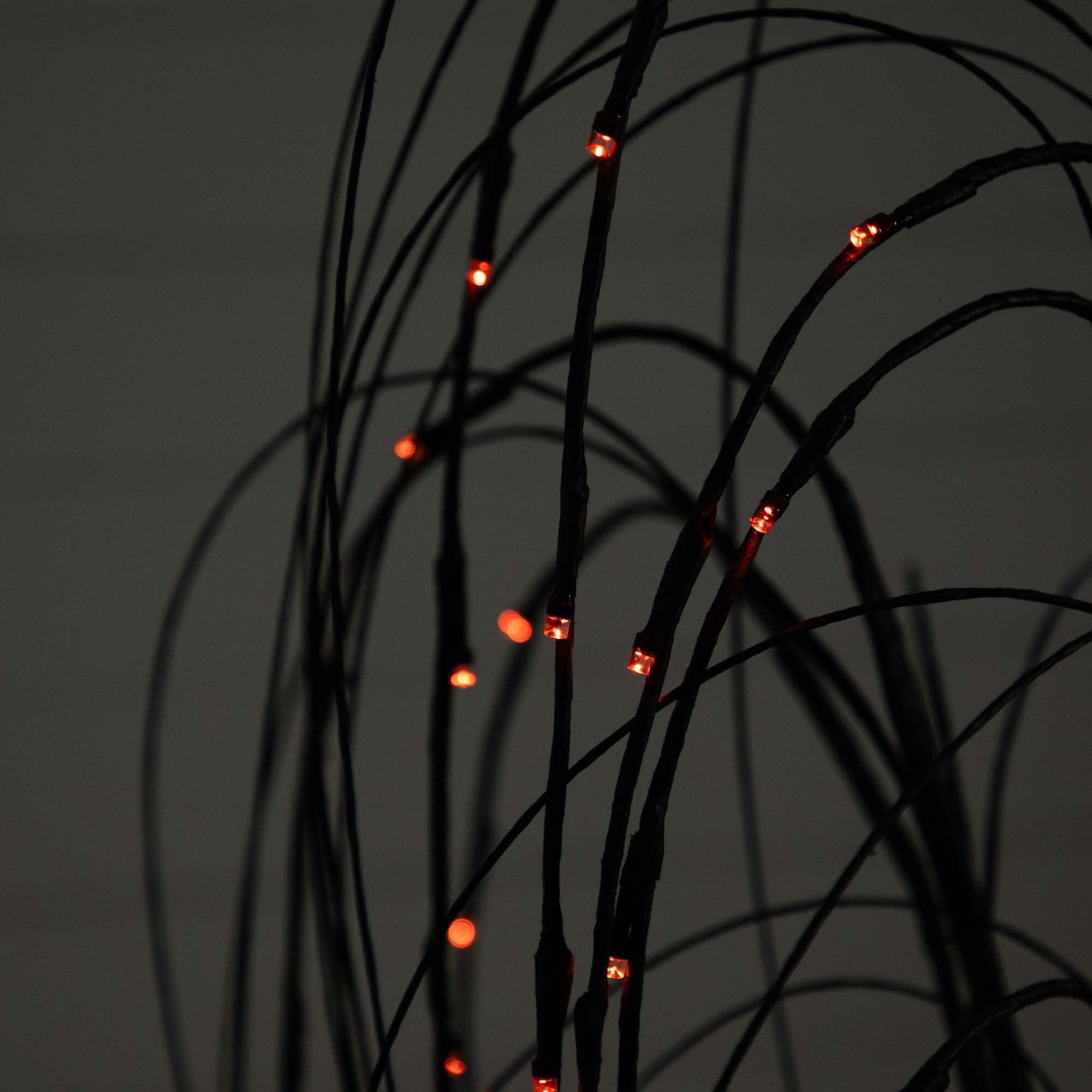 Shop For 4’ Pre - Lit Halloween Black Willow Artificial Tree
