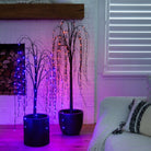 Shop For 4’ Pre - Lit Halloween Black Willow Artificial Tree
