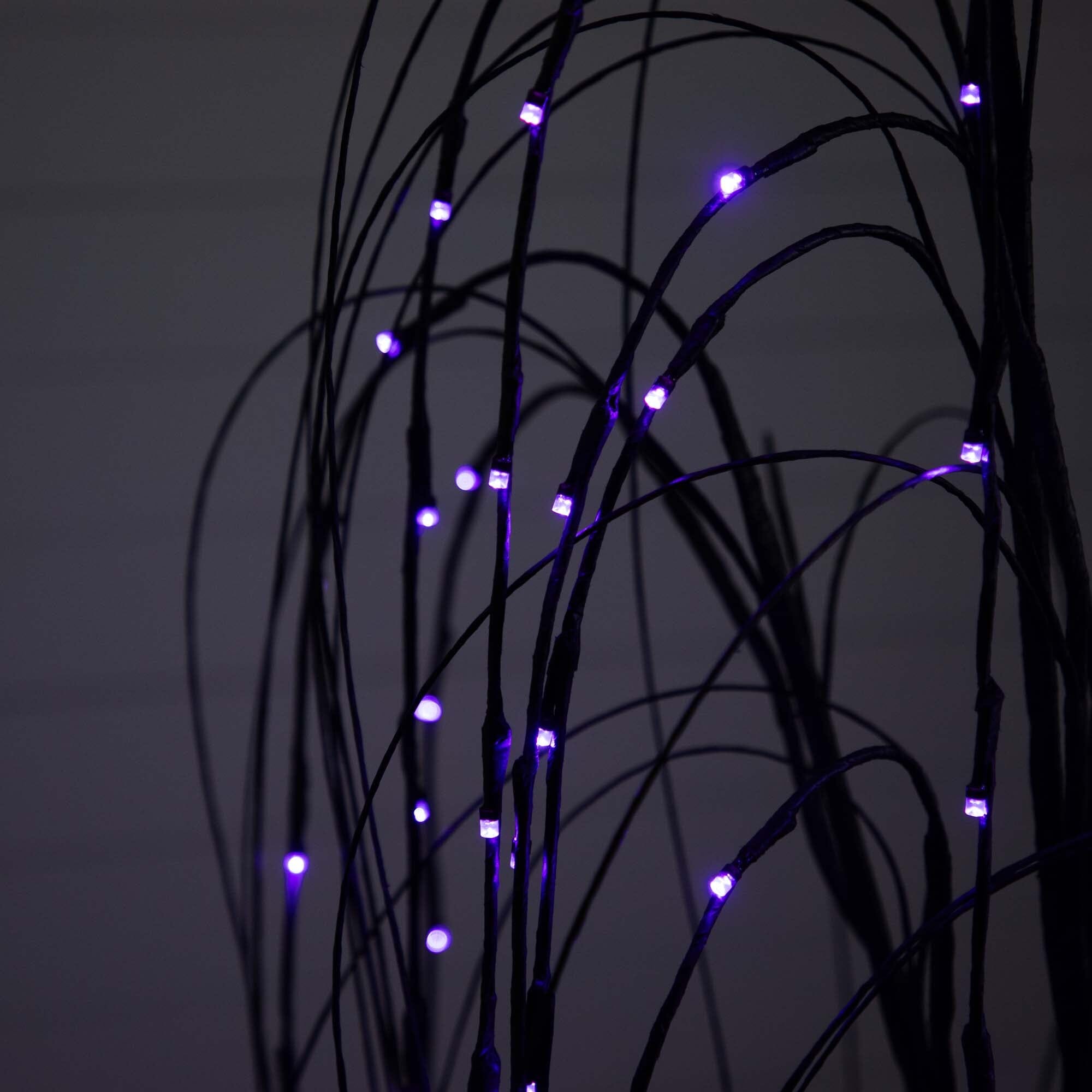 Shop For 4’ Pre - Lit Halloween Black Willow Artificial Tree
