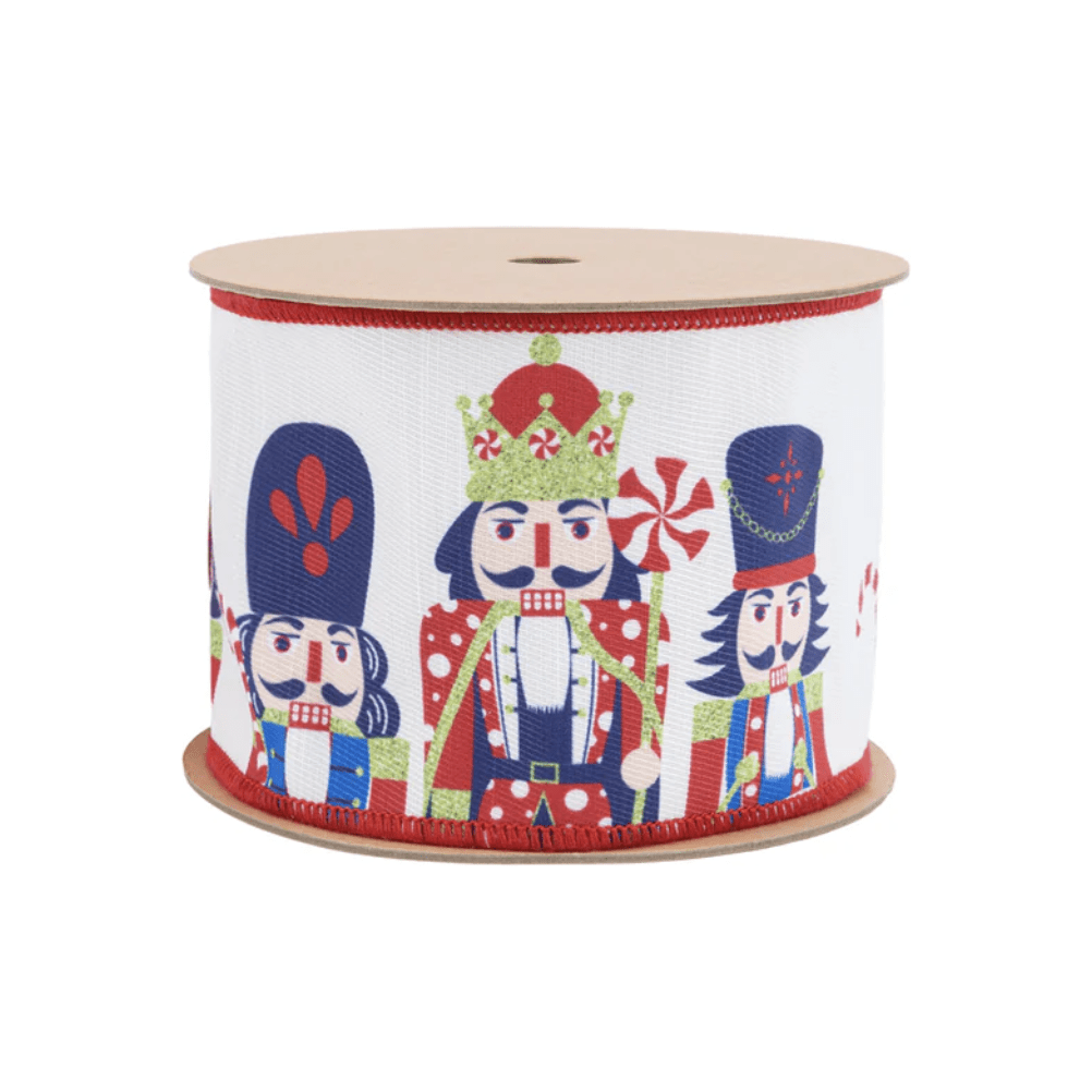 Shop For 4" Reversible Dupioni Nutcracker Ribbon (10 Yards)