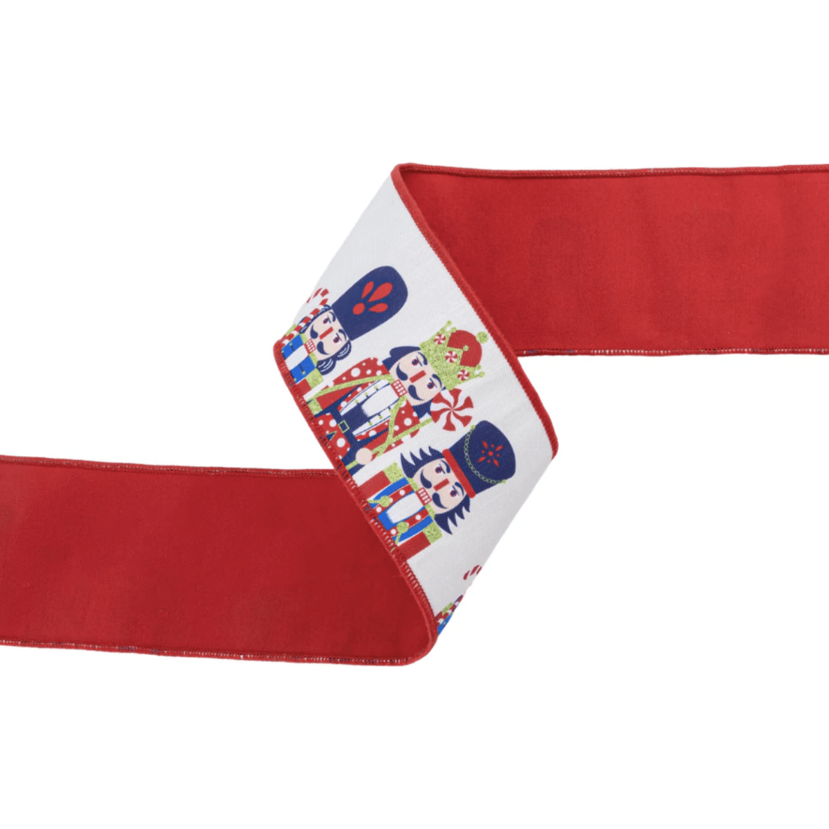Shop For 4" Reversible Dupioni Nutcracker Ribbon (10 Yards)