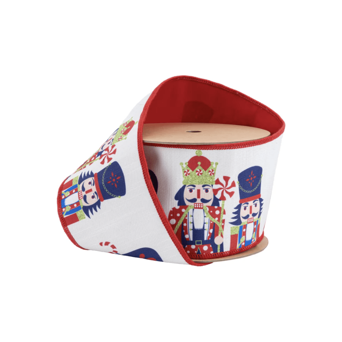 Shop For 4" Reversible Dupioni Nutcracker Ribbon (10 Yards)