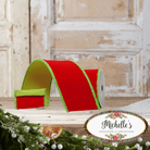Shop For 4" Scrooge Green Trim Ribbon: Red (10 Yards)