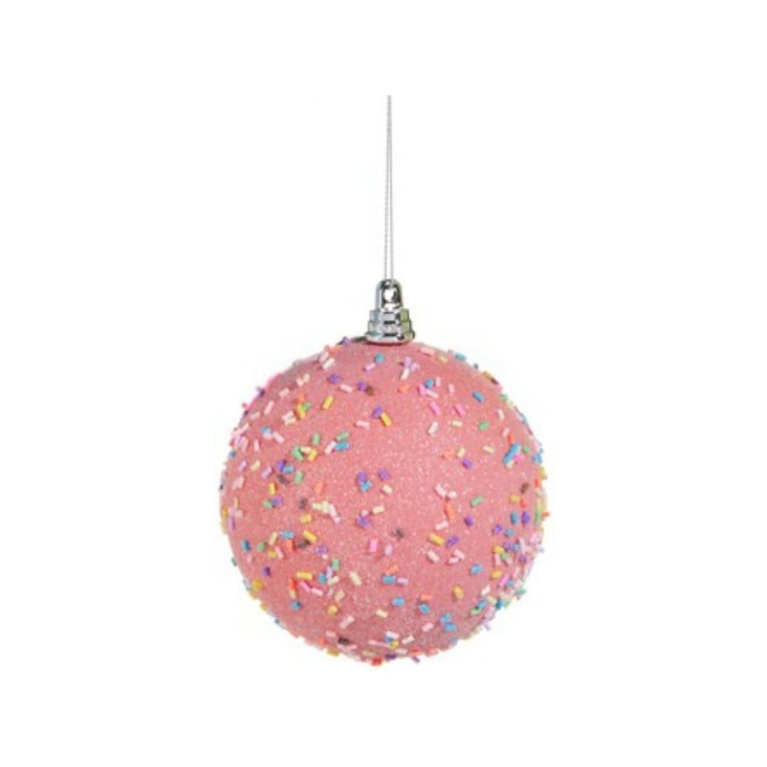 4" Sprinkled Ball Ornament