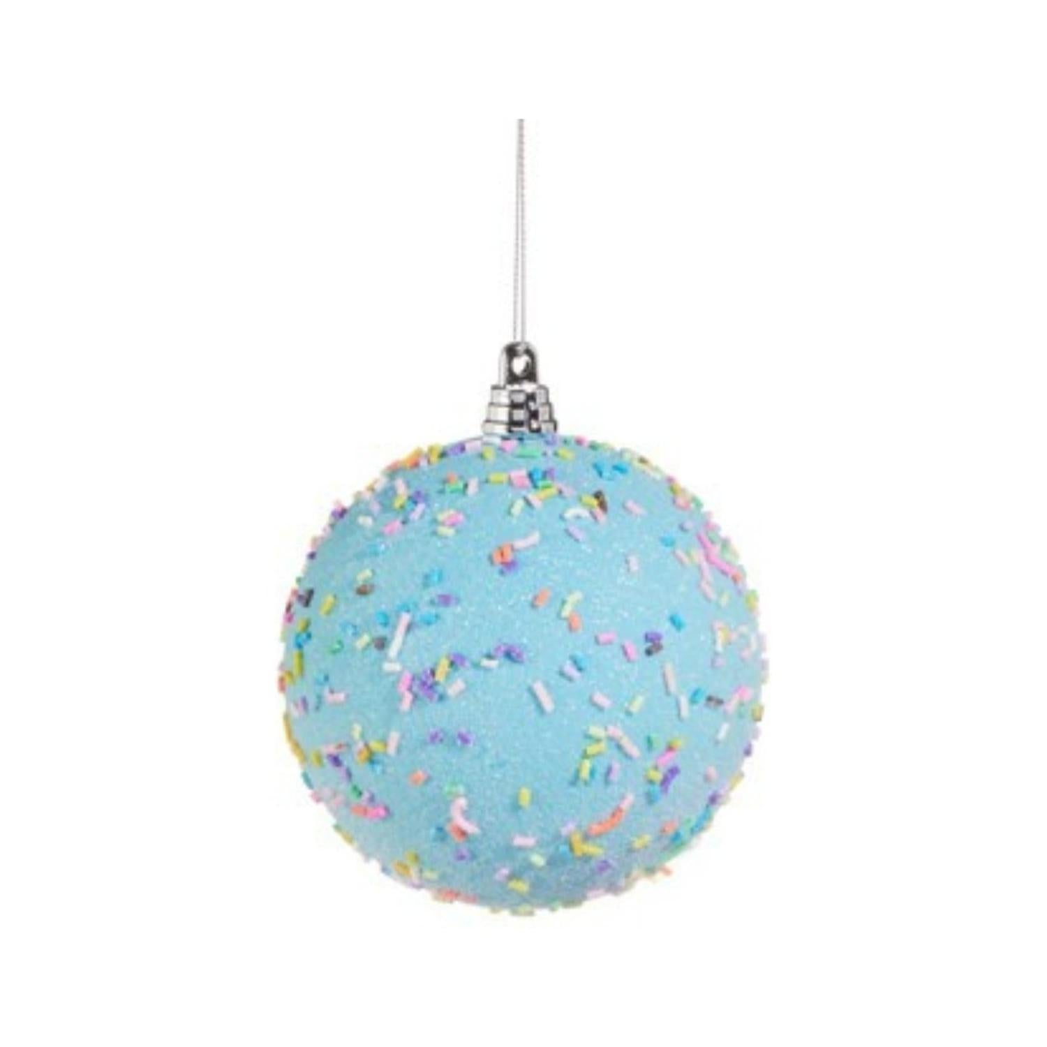 4" Sprinkled Ball Ornament