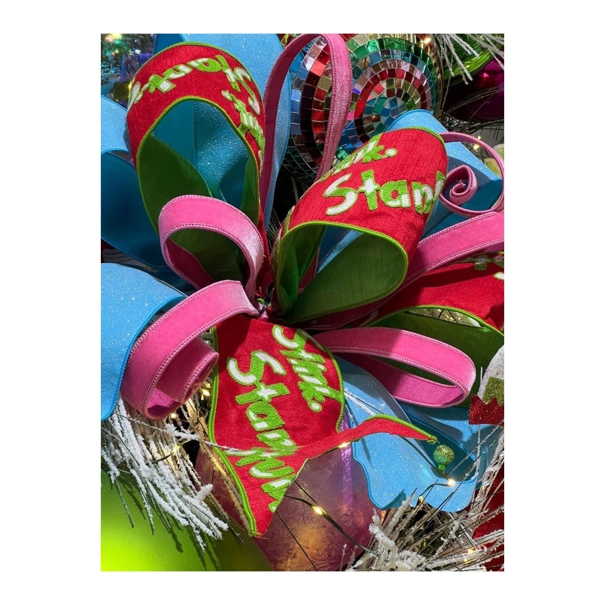 Shop For 4" Stink Stank Stunk Ribbon: Red (5 Yards)
